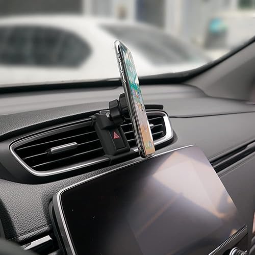 KUCOK Car Phone Holder Mount Fit for Honda CR-V Hybrid 2017 2018 2019 2020 2021 2022, Hands Free Mini Phone Car Mount Magnetic, Air Vent Car Cell