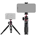 NEEWER Entry Level Version Mini Tripod for Camera, 360° Small Desk Portable DSLR Webcam Cell Phone Mount Holder Stand Selfie Stick Grip Compatible