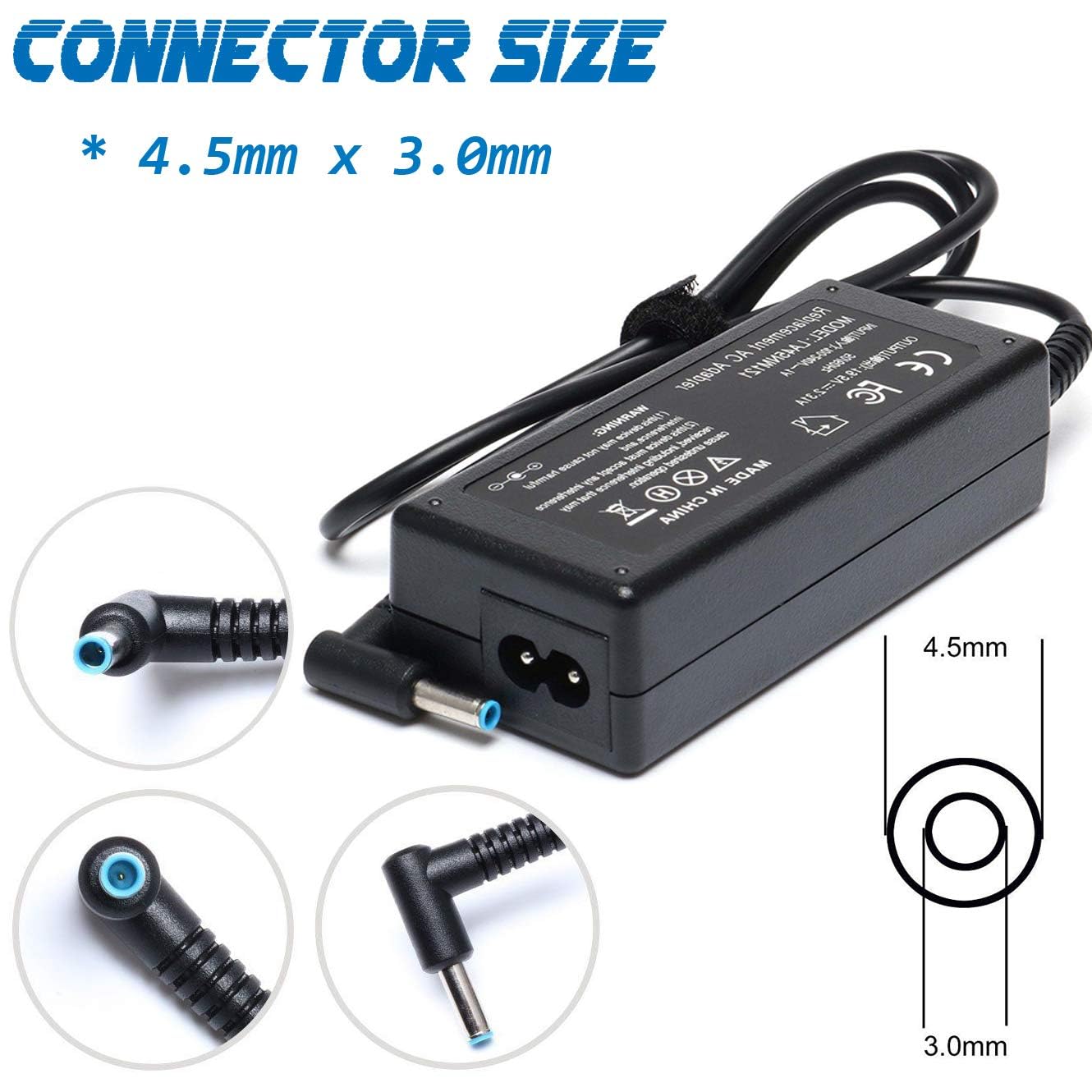 45W Laptop Charger for HP 15-CS 15-CP 15-DA 15-DB 15-DY 15-EF 15-FD:15-ef0023dx ef0021nr ef0875ms 15-fd0083wm 15-cs3055wm 15-cs3075wm 15-cp0053cl