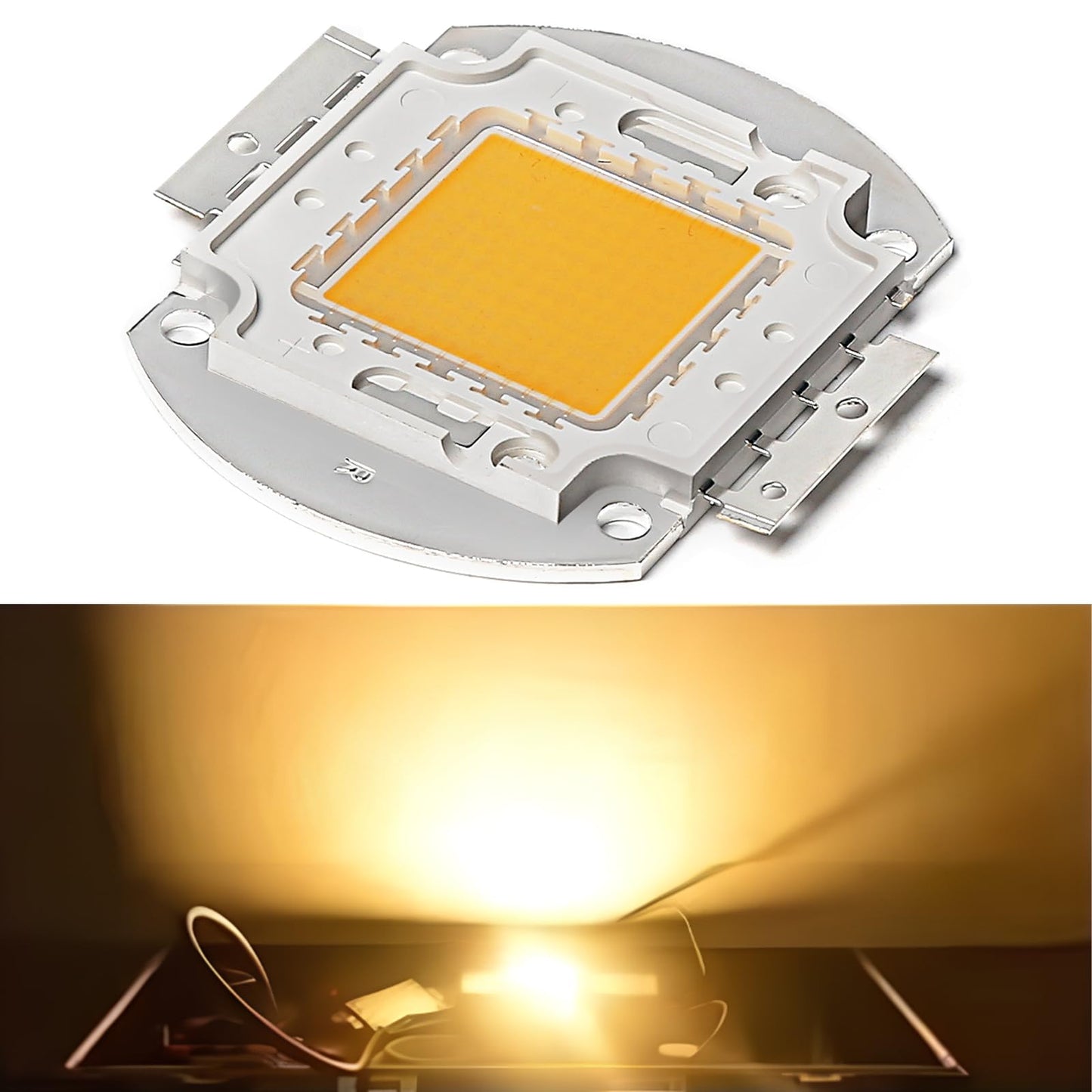 200W 3200K Warm White SMD COB Integrated Light Source, LED Beads, Chip, Lamp Bulb for Stage Lights