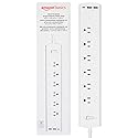 Amazon Basics Smart Plug Power Strip with 6 Individually Controlled Outlets and 3 USB Ports (2 USB-A and 1 USB-C), WiFi, Works with Alexa Only, 2.4