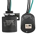 WeCooper 120/240VAC Universal HVAC Surge Protective Device,Type 1 SPD,25KA,IP66,SCCR 200KA,TFMV Technology,1-Phase,3-Wire, UL1449 4th,Ultimate