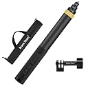 Kezhi 118inch/3.0m 9.8ft Extended Super Long Carbon Fiber Invisible Selfie Stick for Insta360 X5 Insta 360 x5 X4 X3 ONE X2 R X GO 3S 3 2 Action Camera