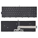 SUNMALL New Laptop Notebook Replacement Keyboard with Backlit Compatible with Dell Inspiron 15 3000 3541 3542 5547 Black US Layout