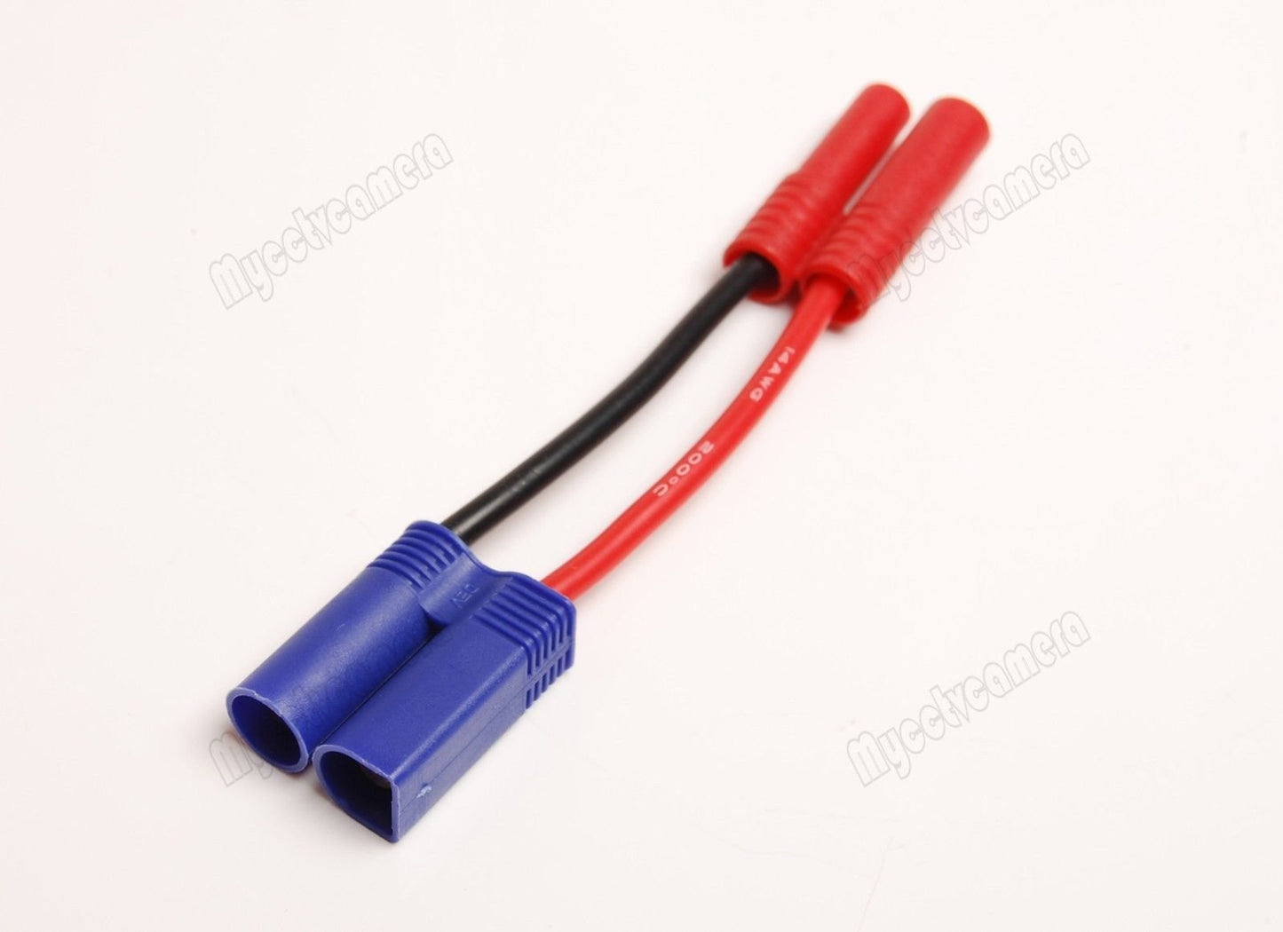 Lot(5) EC5 Male to 4MM 4.0MM Bullet Connector Wiring Adapter 14 AWG for RC HXT FPV
