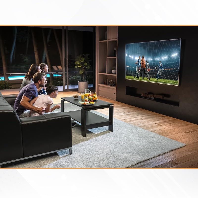 Ultra Slim Flush TV Wall Mount Bracket for LG C5 Series OLED evo AI 4K UHD Smart (2025) OLED65C5PUA 65Inch - 1.2" Low Profile, Industrial Grade