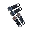 YARONGTECH 10pcs/lot DS1990A F5 Black Handle Read-only iButton I-Button Non Magnetic TM Card Electronic Key IB Tags