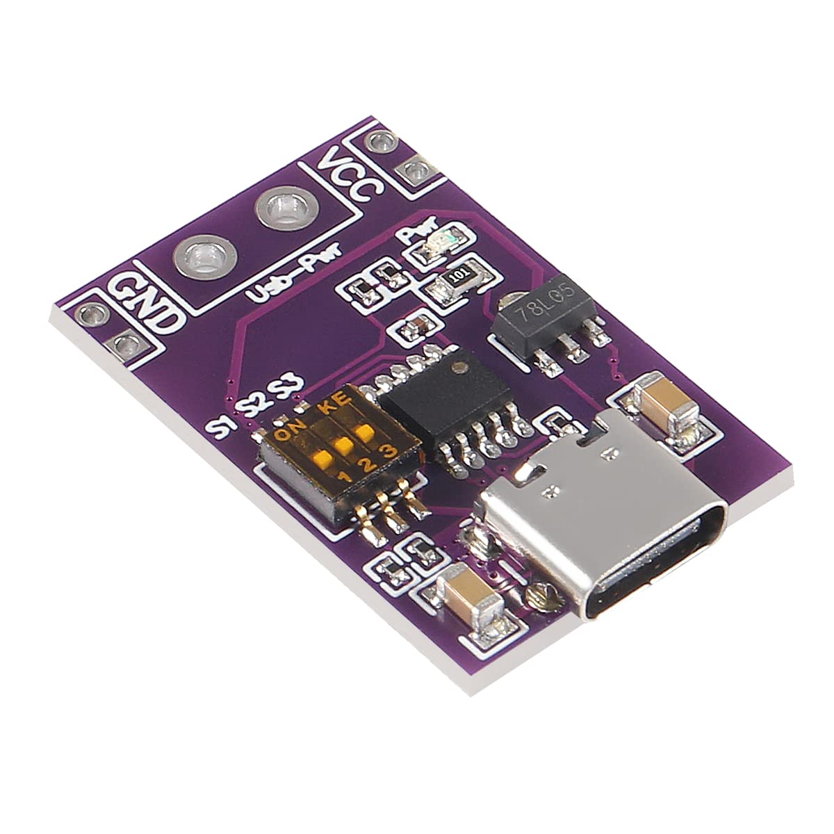DWEII 10-Pack Type-C QC AFC PD2.0 PD3.0 to DC Spoof Scam Fast Charge Trigger Polling Detector USB-PD Notebook Power Supply Change Board Module