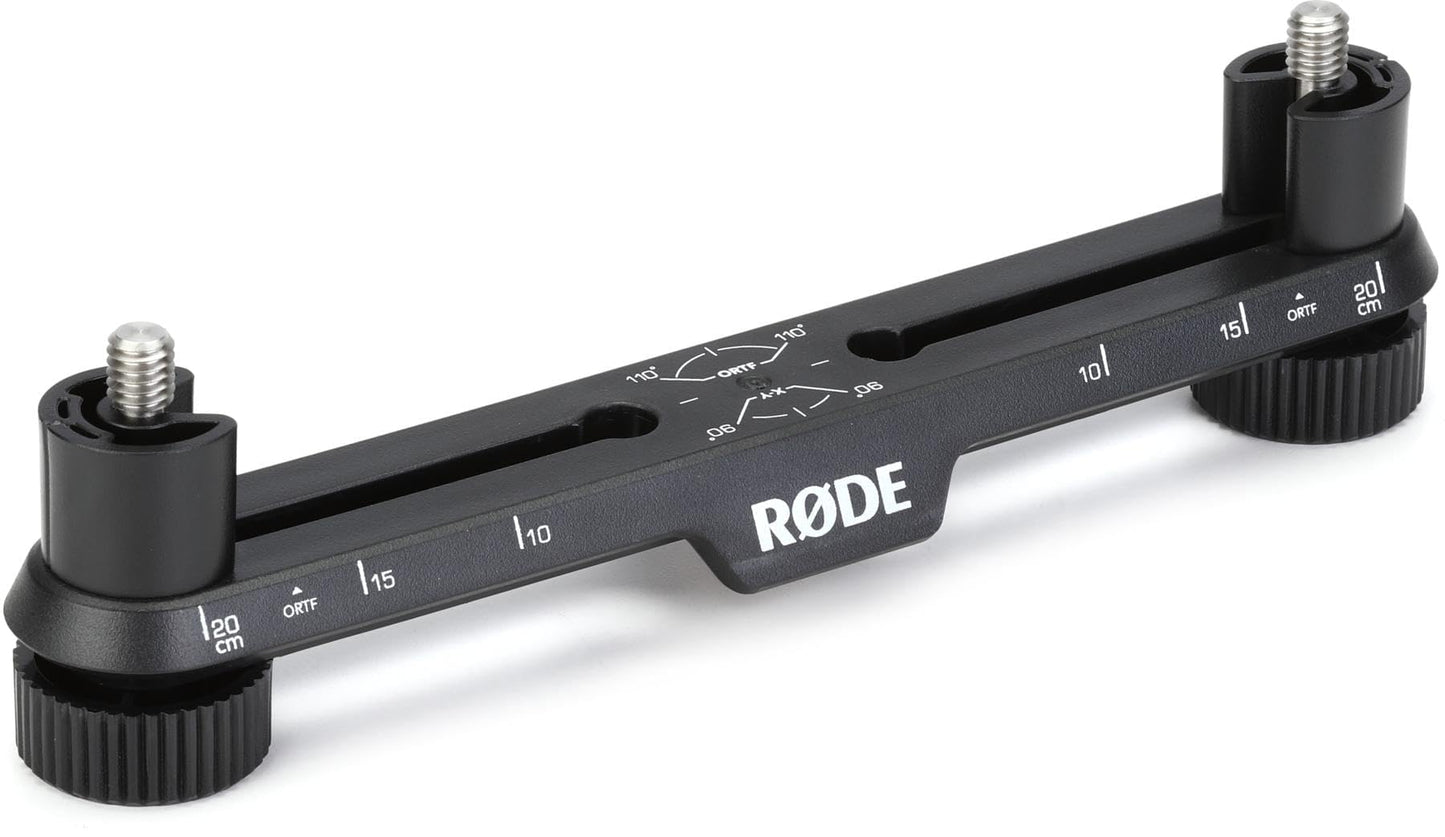 Rode SB20 Stereo Array Spacing Bar with On-Stage MS7701B Tripod Microphone Stand