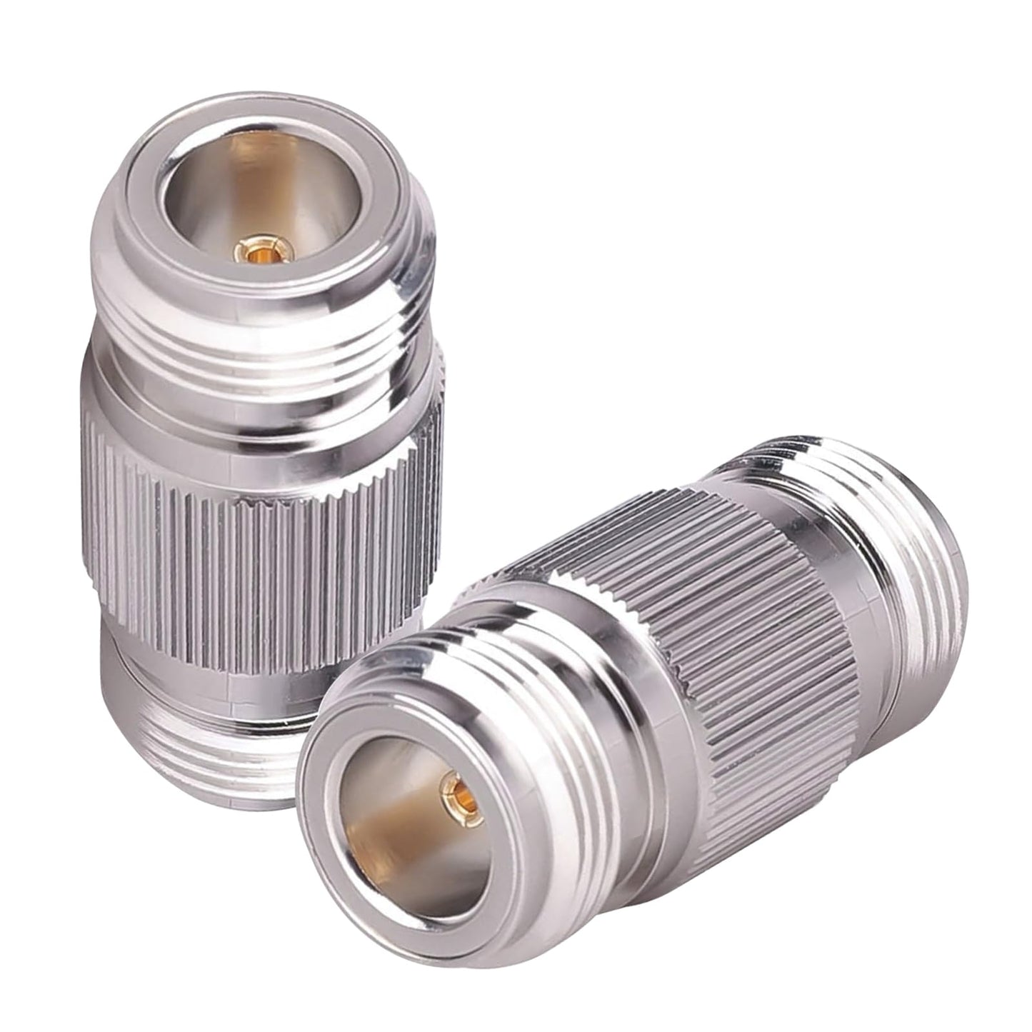 MOOKEERF N Female to N Female Connector Adapter 2 Pack N Barrel Coupler Adapter 50 Ohm Double Female N Connector for RF Coax Cable