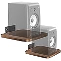 WALI Speaker Wall Mount, Heavy Duty Bookshelf Speaker Floating Wall Shelves, Surround Sound Speakers Stand for Living Room, Home Theater and Gaming