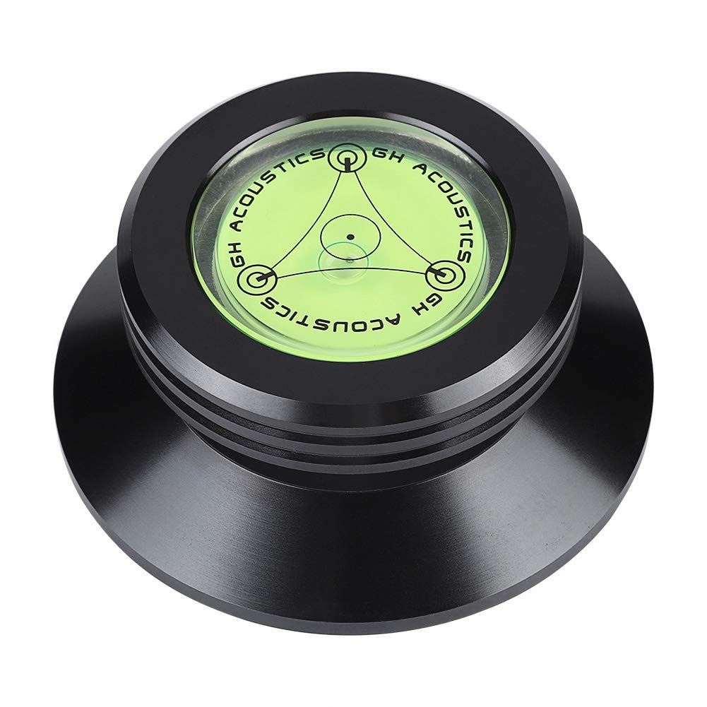 Disc Stabilizer, Aluminum Turntables for Records, Portable Record Weight Turnable Stabilizer, Turntables & Accessories, with Bubble Leveling