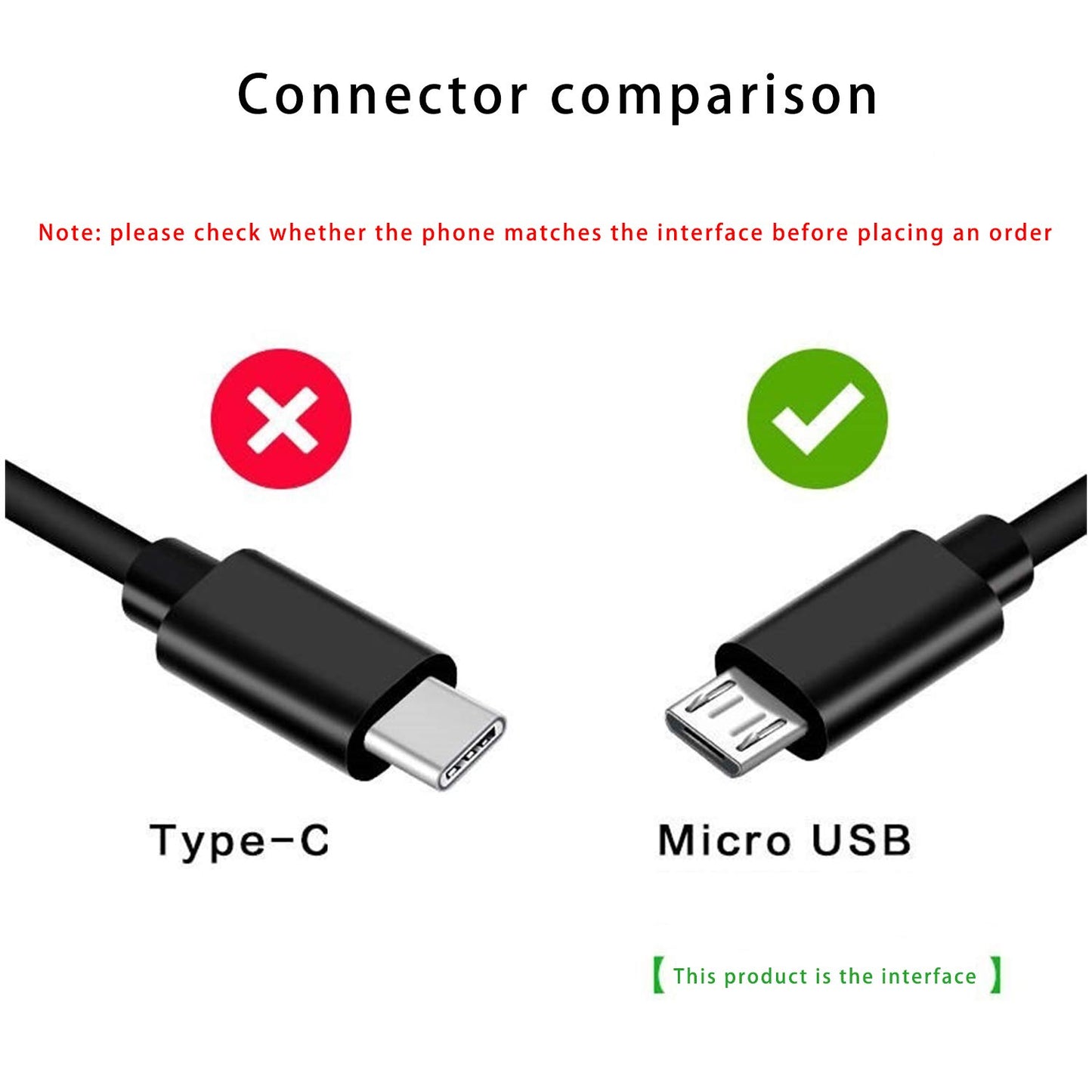 5FT Micro USB Charger Charging Power Cable Cord Compatible for Cowin e7 SE7 E9 E8 SE8 E7 Pro, Jabra Elite 45e 65t Evolve 75 65 Headphones,Bugani M83