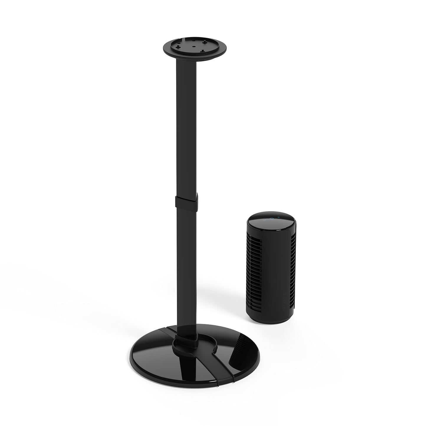 Vornado ATOM 1S Compact Oscillating Tower Fan with Removable Stand, 40" tall, 4 Speeds , Black