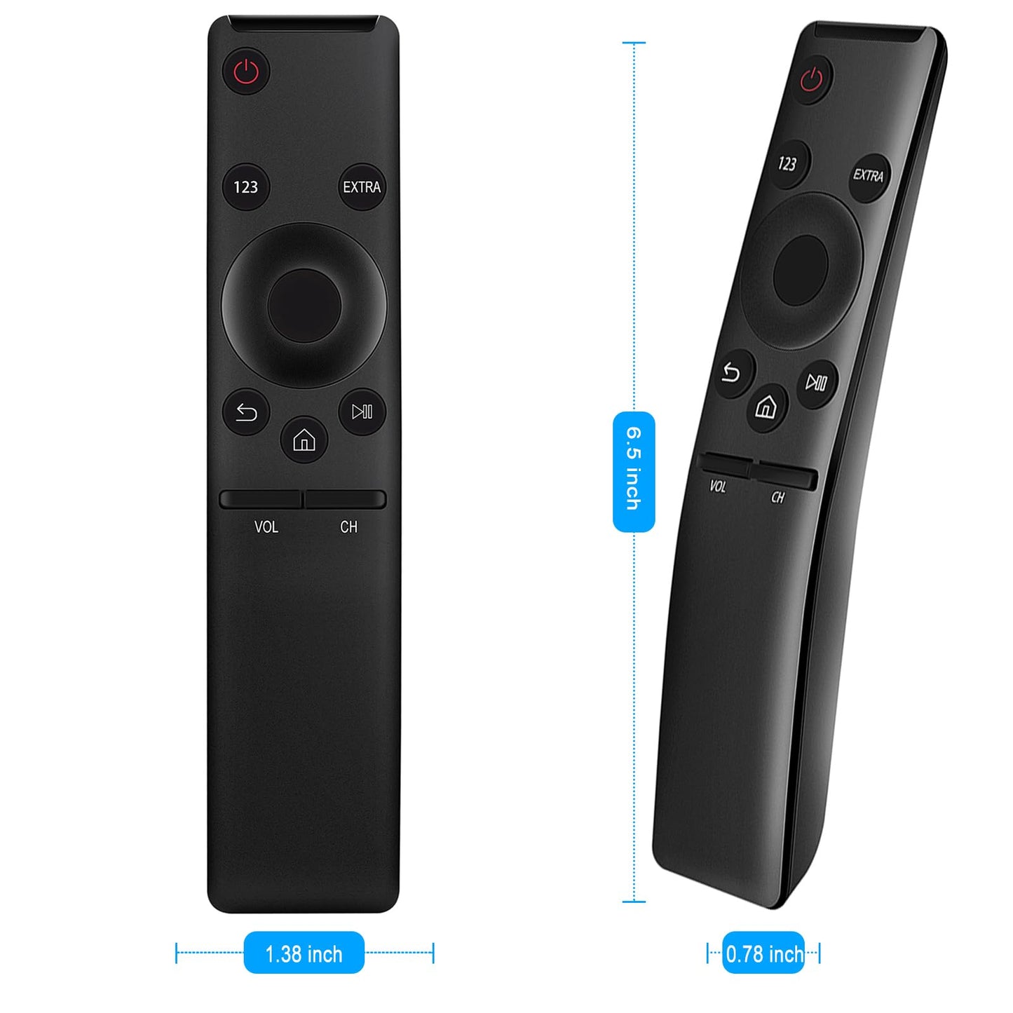 Infrared Replace Remote fit for Samsung TV UN49MU7500F UN49MU7600F UN49MU8000F UN50MU6300F UN55MU6300F UN55MU6500F UN55MU7000F UN55MU7500F UN55MU7600F