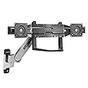 Ergotron - Dual Monitor and Handle Kit - for 2 Monitors Up to 26 Inches, 0 to 18 lbs Each - Add-on for Interactive Arm HD and VHD