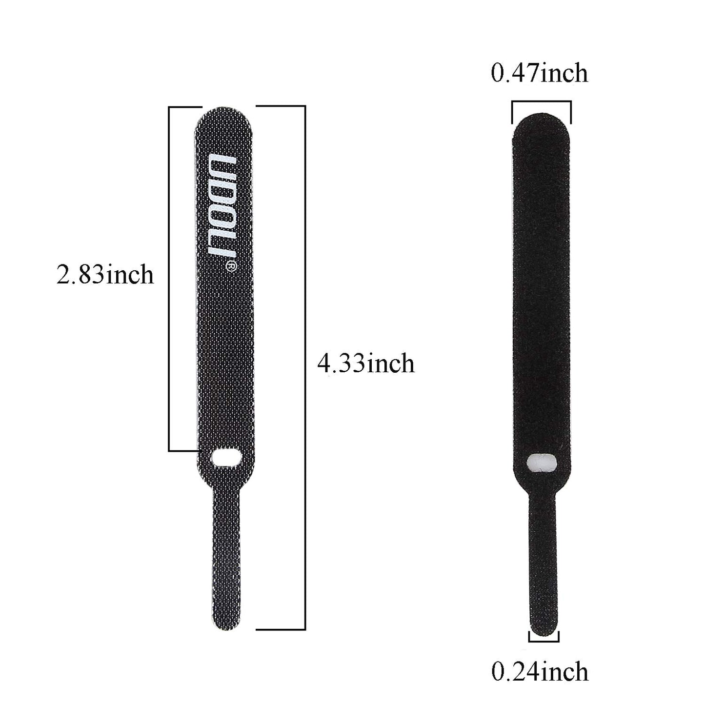 UDOLI 50 PCS Reusable Cable Ties, Fastening Wire Management Straps, Cord Tapes Wraps Rope Holder, Update Cable Organizer Tool Perfect for Home, Office