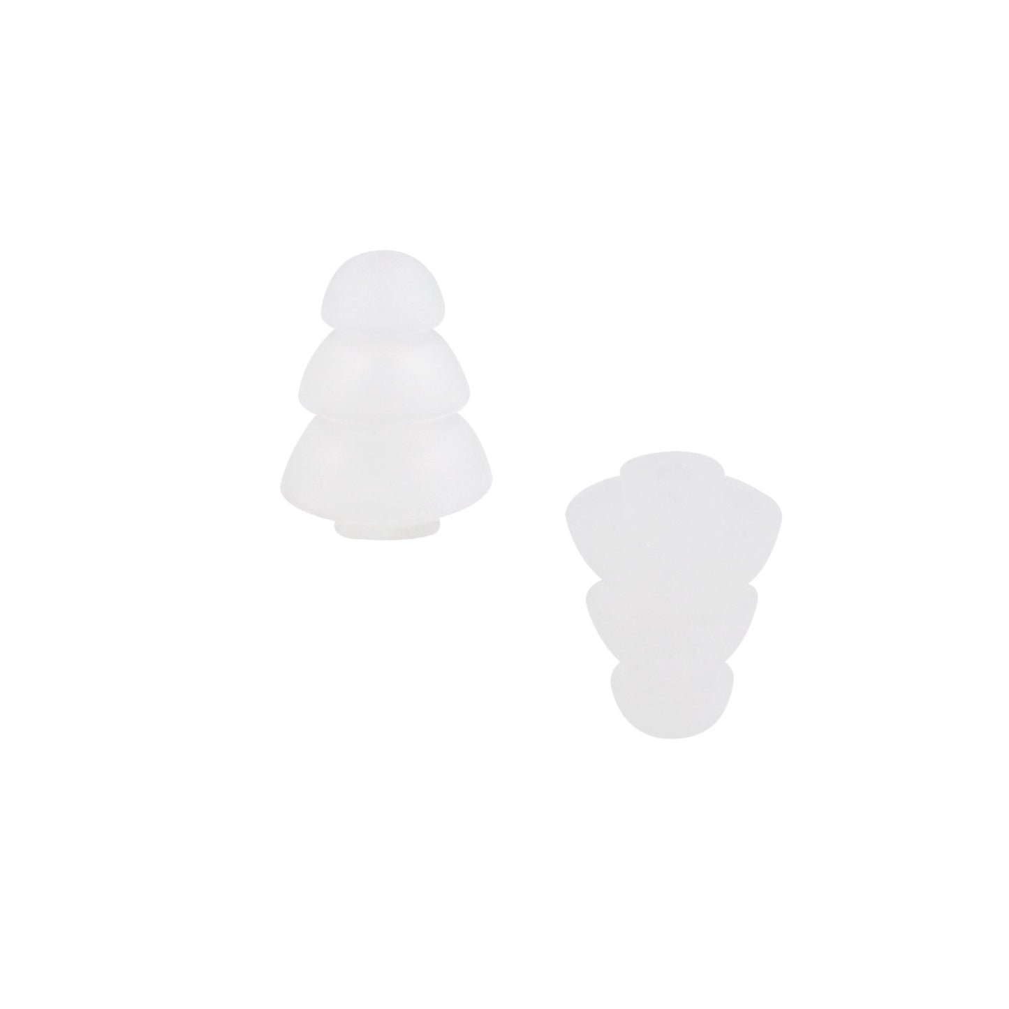 ALXCD Triple Ear Tip with 2mm Hole for Etymotic Shure Klipsch Earphone, (S/L) 4 Pairs Triple Flange Silicone Ear Tip Sleeves, Fit for Etymotic Shure…