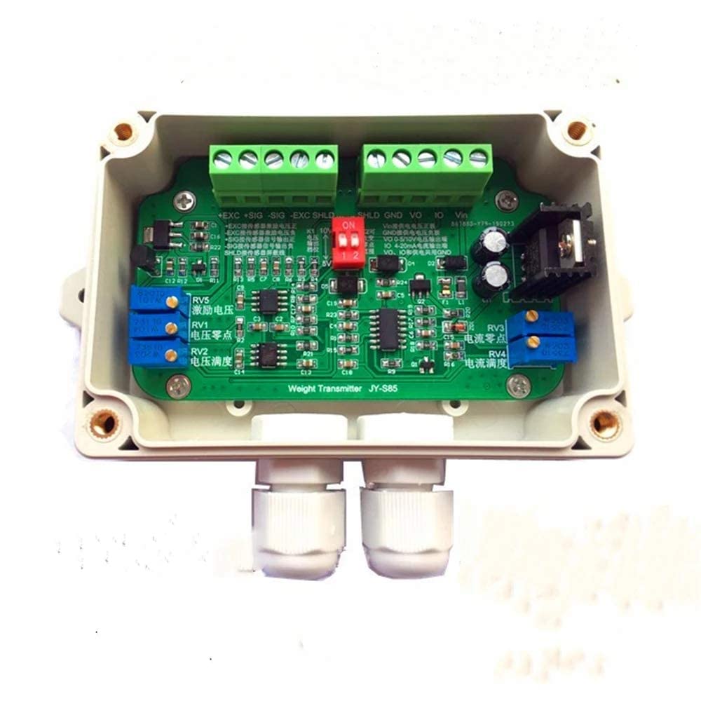 JY-S85 Weighing Scale Load Cell Amplifier Current Converter Weight Transmitter 24Vdc Supply 0-5V 0-10V 4-20mA Output Upgraded JY-S85