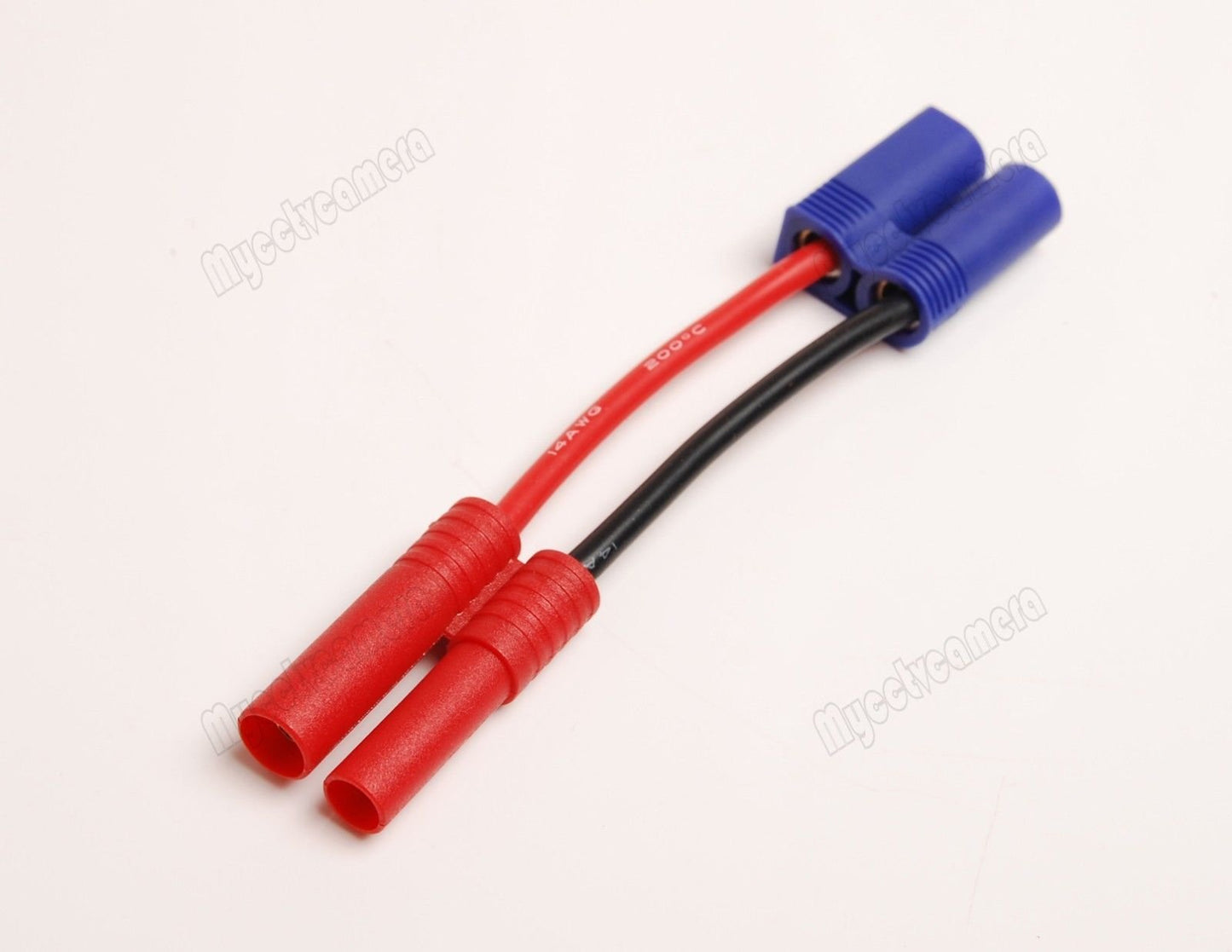 Lot(5) EC5 Male to 4MM 4.0MM Bullet Connector Wiring Adapter 14 AWG for RC HXT FPV