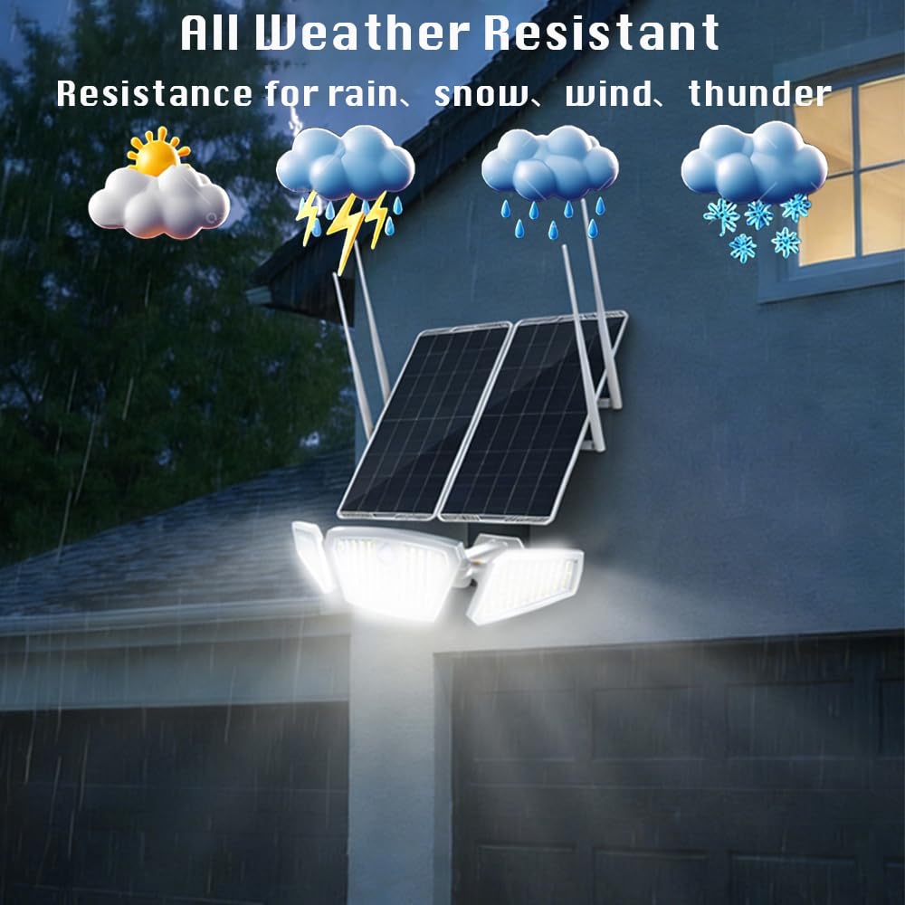 LINYUNYIN® Solar Outdoor Wireless Access Points with Security Flood Light,Outdoor Solar Light Wireless WiFi Extender Signal Booster 2-1,Long Range