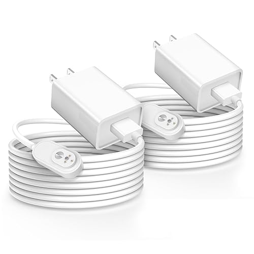 Arlo 2 Pack 10FT Magnetic Charging Cable - Compatible with Arlo Pro 5S 2K, 4, 3, Ultra 2, Ultra, Go 2 Security Cameras - Weather Resistant Connector