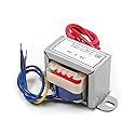 Fielect Power Transformer Double Phase Input AC 220V 50Hz to Output AC 6V 5W Control Transformer for Lighting Power Supplies, Audio Equipment etc.…