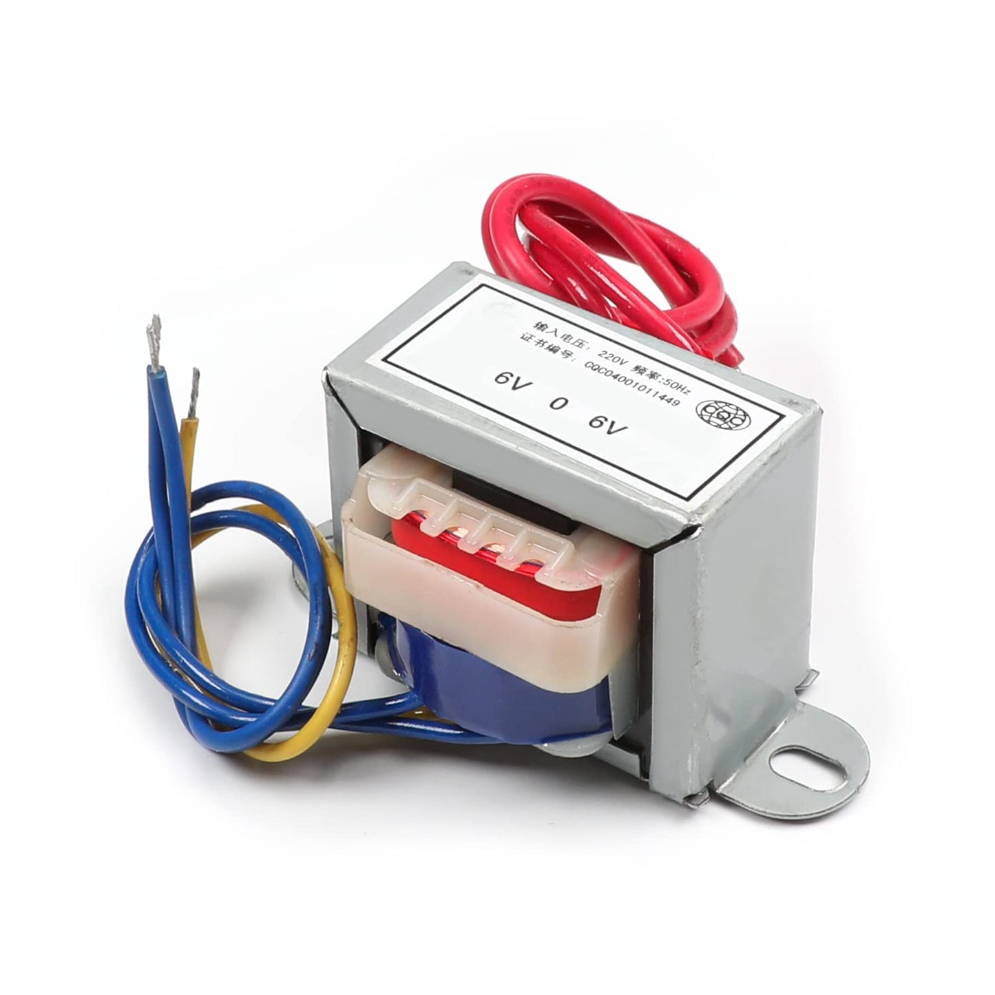 Fielect Power Transformer Double Phase Input AC 220V 50Hz to Output AC 6V 5W Control Transformer for Lighting Power Supplies, Audio Equipment etc.…