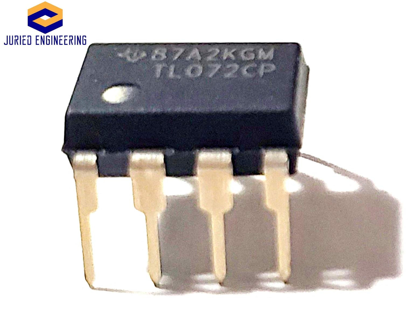Juried Engineering TL072CP TL072 Dual Low-Noise JFET-Input Operational Amplifier Op Amp Breadboard-Friendly IC DIP-8 (Pack of 2)
