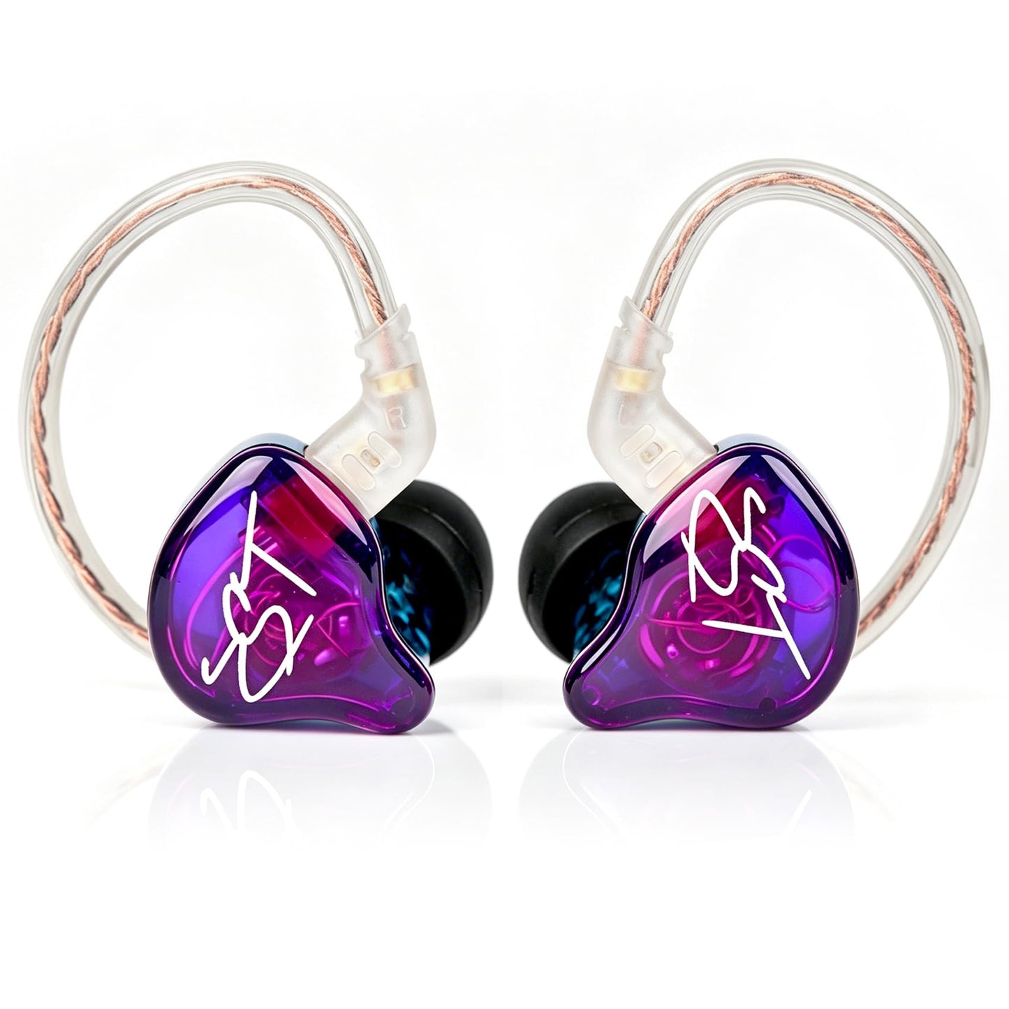 YINYOO KZ-ZST Colorful Hybrid Banlance Armature with Dynamic Ear Earphone 1BA+1DD HiFi Headset KZ in Ear Monitor Headphone Wired Earbuds IEM Earphone