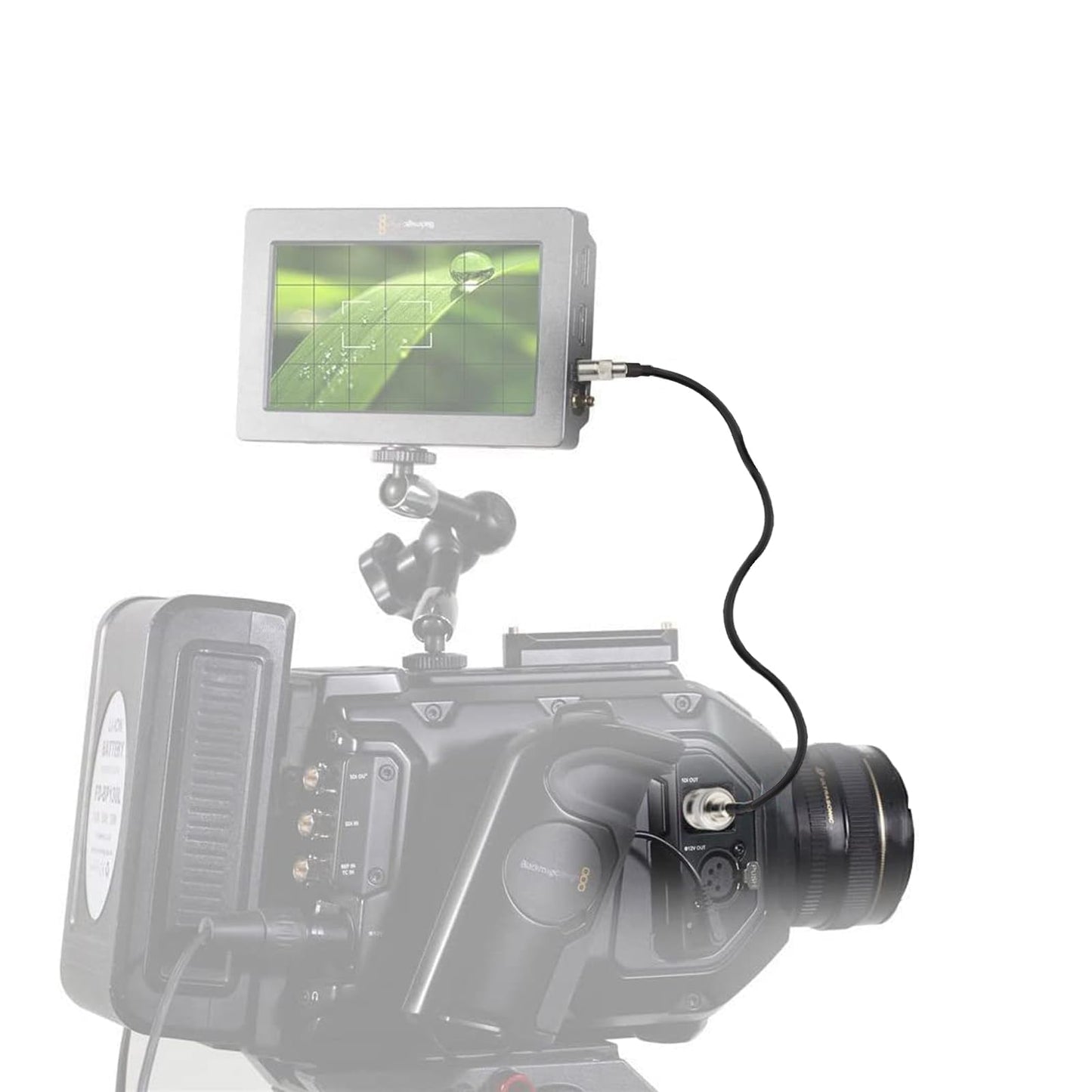 Superbat HD SDI Cable, DIN 1.0/2.3 to BNC Male Cable 3ft Belden 1855A for Blackmagic BMCC/BMPCC Video Assist 4K Transmissions & HyperDeck Kameras