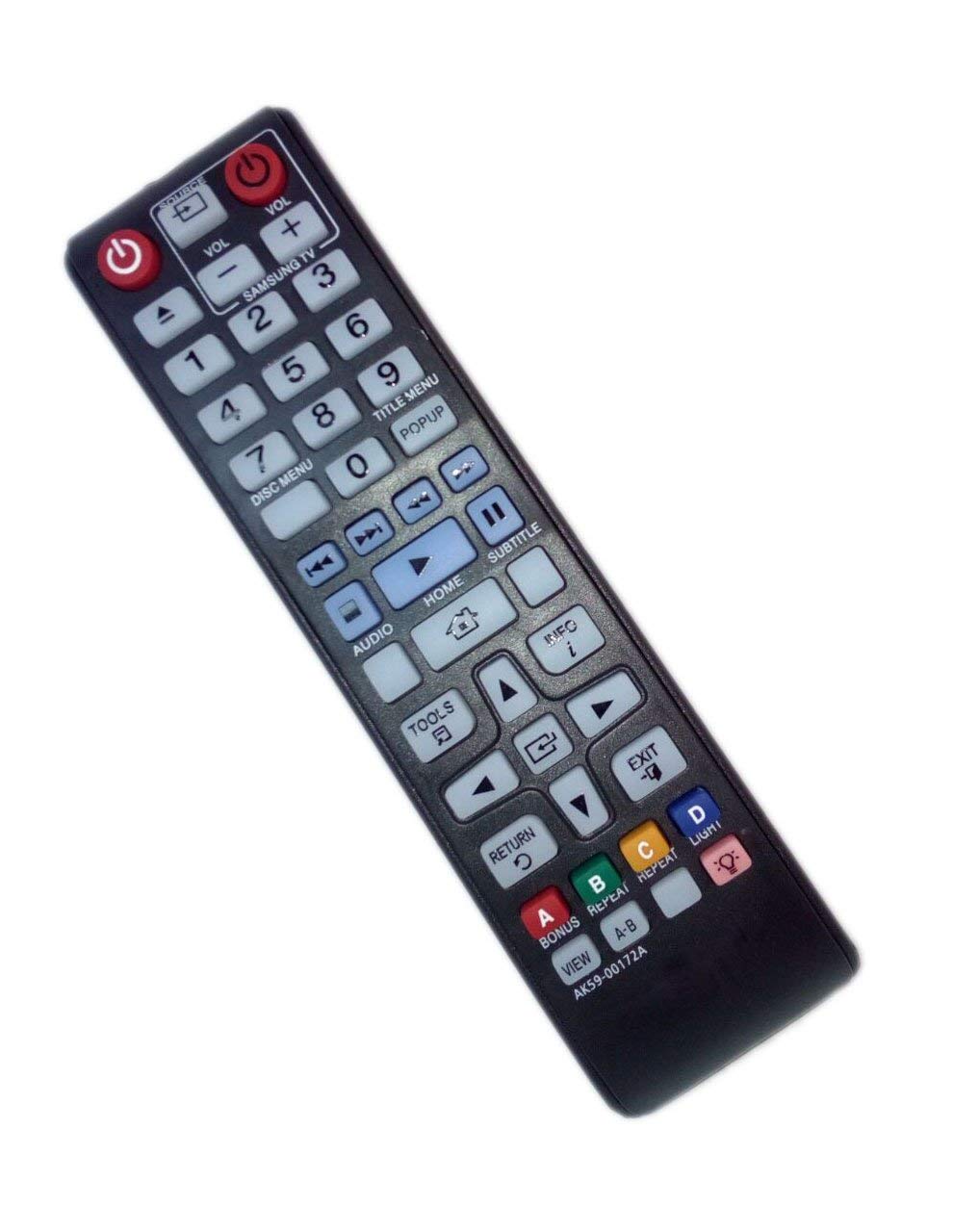 New AK59-00172A Remote Control Replacement for Samsung BD-F5700 BDHM57CZA BD-H6500 BD-H6500/ZA DVD BD Blu-Ray Disc Player