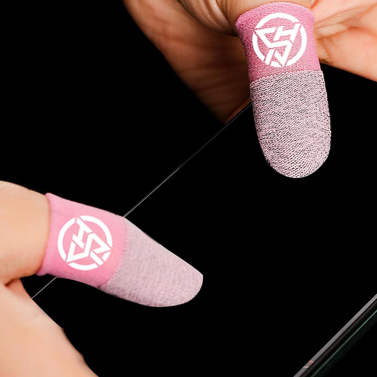 Kumprohu Mobile Phone Game Finger Sleeves | Sweatproof Game Finger Sleeves, Thumb Sleeves for Smooth Extremely Thin, Finger Sleeves Fit Phone Tablet