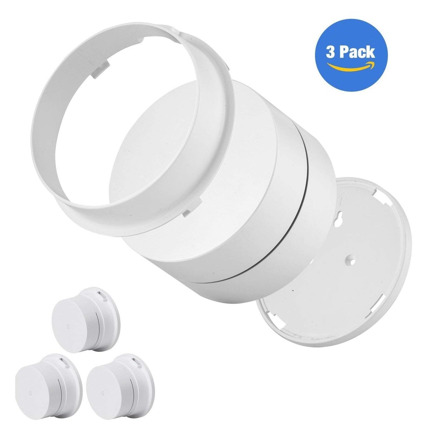 OkeMeeo Wall Mount for Google WiFi AC1200 - Ceiling Mount for Google WiFi 2016 Model and 2020 Model, Space Saving and Enlarging Coverage, Reinforced
