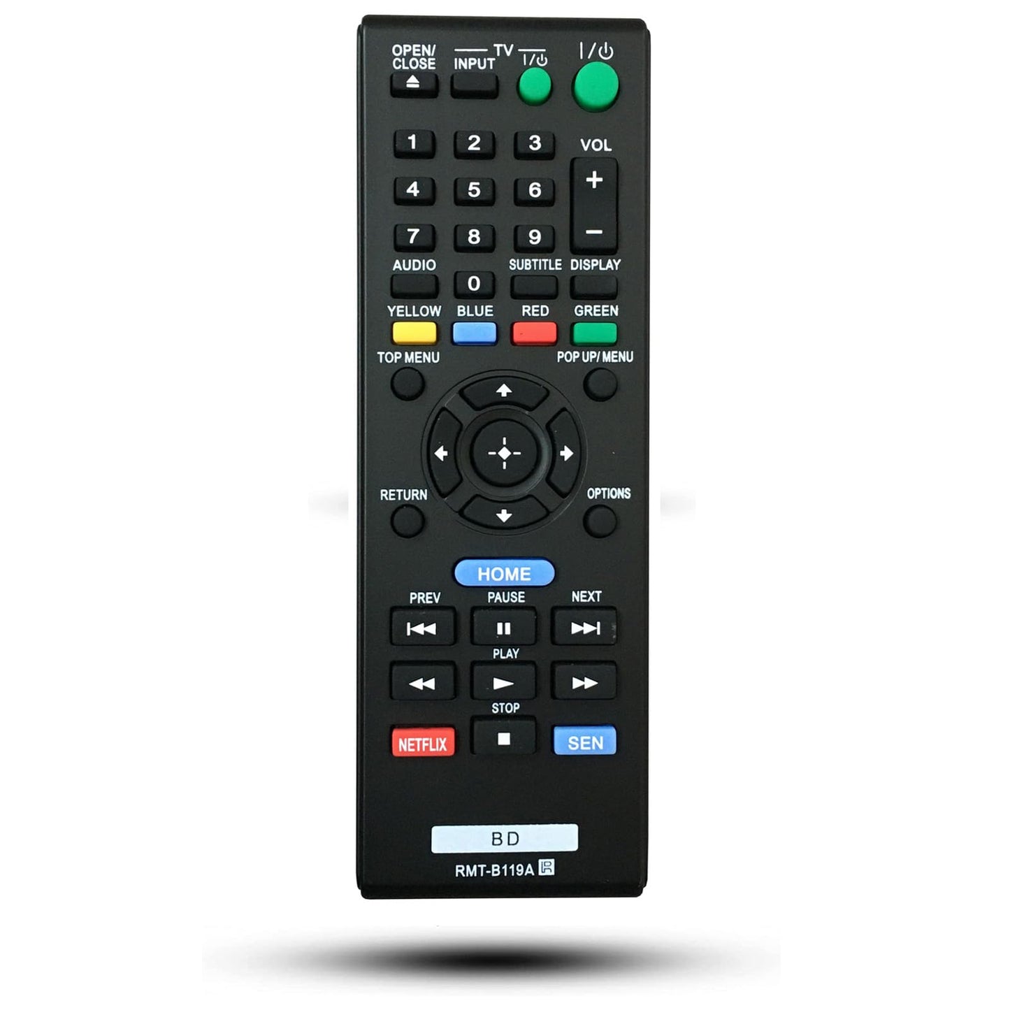 New Replacement RMT-B119A Universal DVD Remote Control for Sony Blu-Ray Disc DVD Player BDP-BX59 BDP-S390 BDP-S590 BDP-BX110 BDP-S1100 BDP-S3100