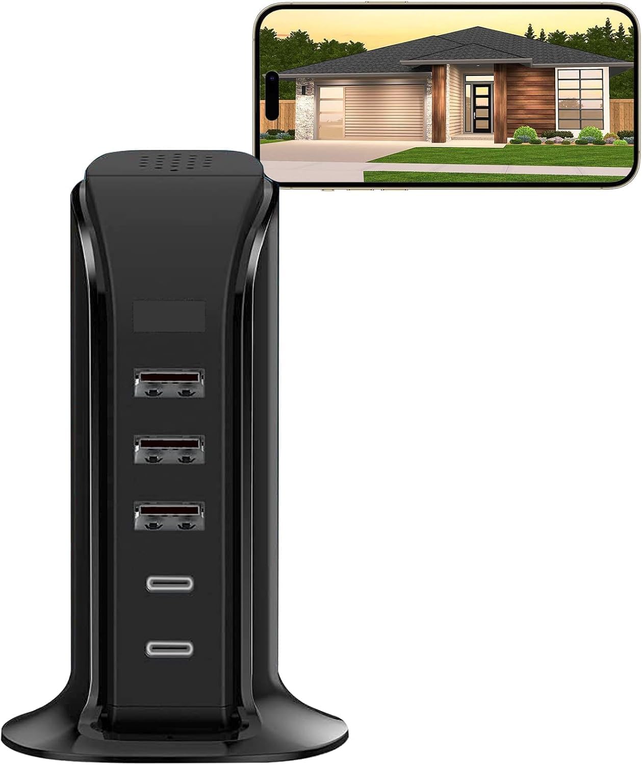 YZYDWYU Security Camera ? 1080P USB Charger Camera,Motion Detection Office and Pets Nanny with Motion Detection-Remote View-Wide-Angle