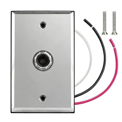 Dusk to Dawn Sensor Photocell Switch for Outdoor Lights, Auto On/Off,120-277V, Weatherproof, Includes Wall Plate & Screws