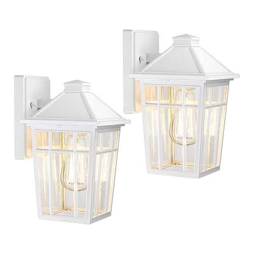 Darkaway Outdoor Sconce Lights Wall Light Fixtures, Front Porch Light Outdoor Wall Anti-Rust Waterproof Aluminum with Glass Exterior Light Fixture