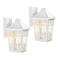 Darkaway Outdoor Sconce Lights Wall Light Fixtures, Front Porch Light Outdoor Wall Anti-Rust Waterproof Aluminum with Glass Exterior Light Fixture