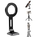 elitehood Aluminum Magsafe iPhone Tripod Mount with Arca Port, Magnetic Phone Mount for Tripod with 1/4" 3/8" Screw Adapter, Cell Phone Holder Stand