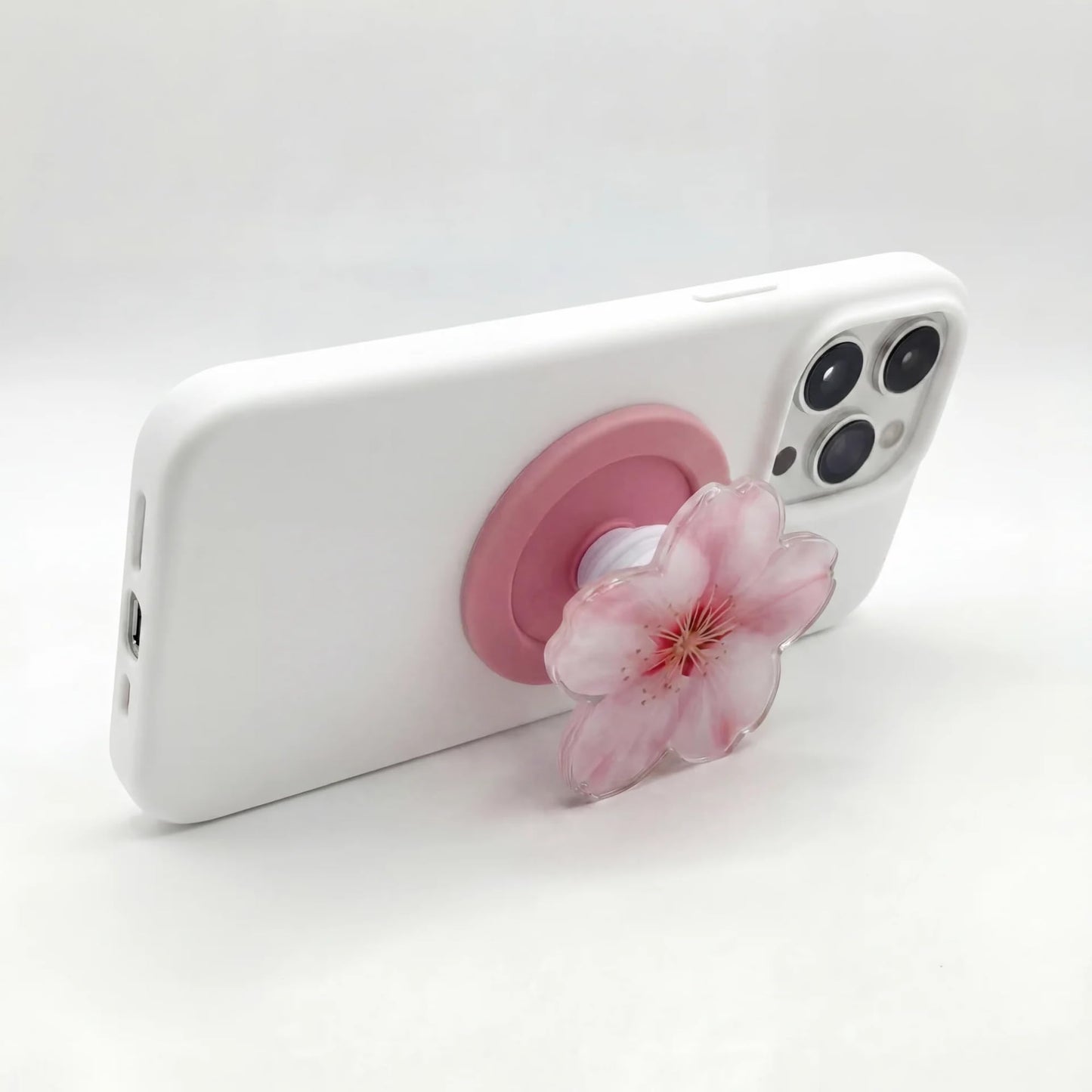 Phone Grip for MagSafe, Magnetic Holder, Strong Magnet, Phone Stand - Flower Shape Aesthetic Design