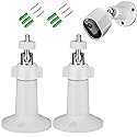 Arlo Wall Mount - Pro/Ultra/3/4/Spotlight Camera, Indoor/Outdoor Mounting Bracket (2pack, White)