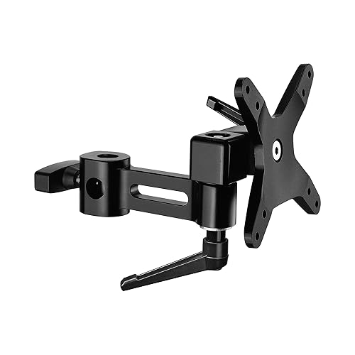 PROAIM Monitor Mount with 5/8" Baby Spigot. for C-Stands & Light Stands. 270° Pan, ±45° Tilt Adjustments. Payload up to 30kg /66lb (P-BMMT-01)