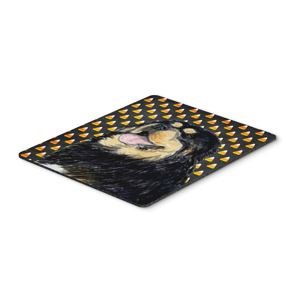 Caroline's Treasures SS4305MP Tibetan Mastiff Candy Corn Halloween Portrait Mouse Pad, Hot Pad or Trivet for Home Office Gaming Working Computers