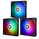 Thermalright TL-C14C-S X3 140mm Silent Cooling Fan,Black Compurter Cooling Fan,CPU Coolers with 1500RPM High Speed,4-Pin PWM Connector,3 Packs