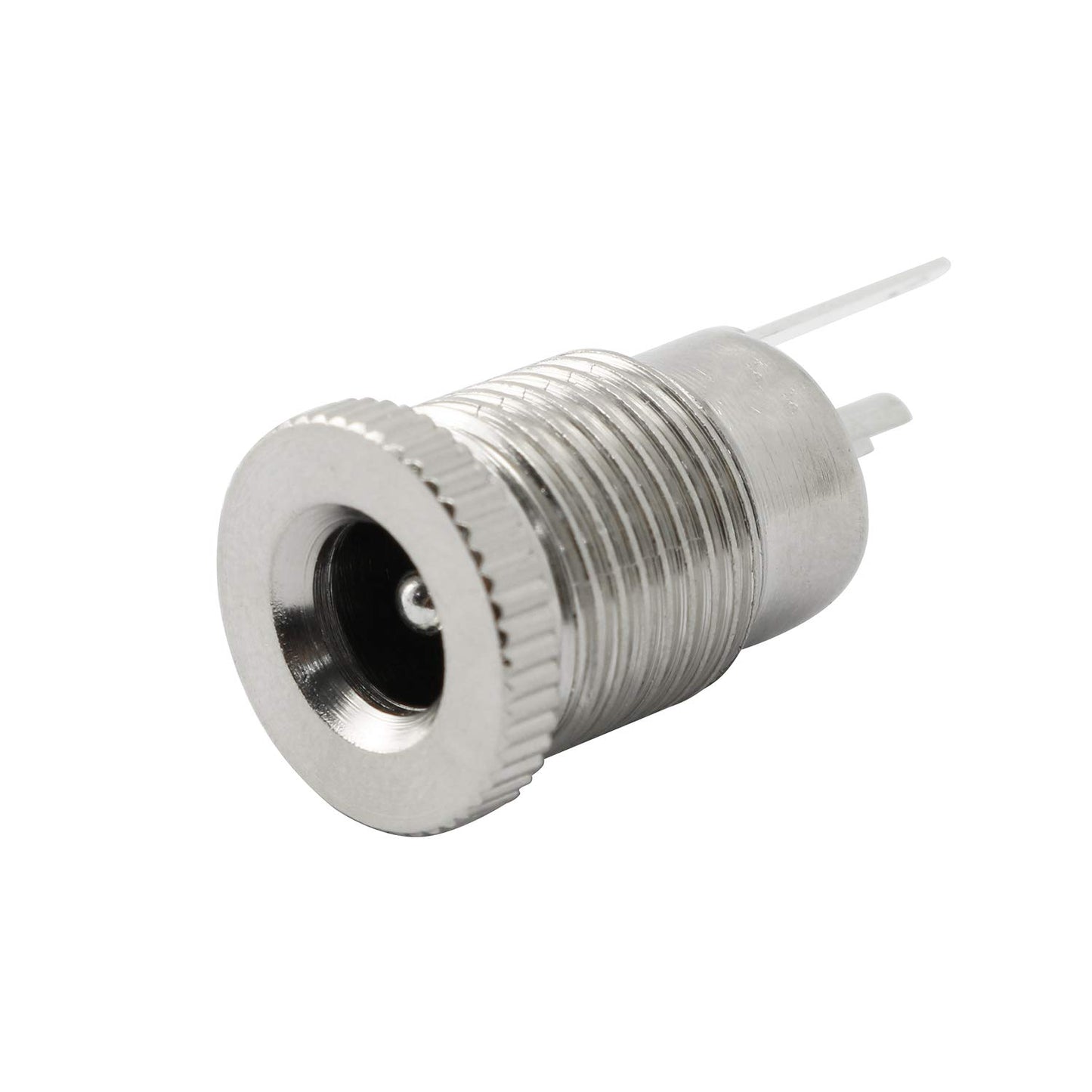 Maxmoral 3PCS DC-099 DC Power Socket Connector with Waterproof Cover Cap,Threaded Female Panel Mounting Adapter Power Jack 5.5 x 2.1mm