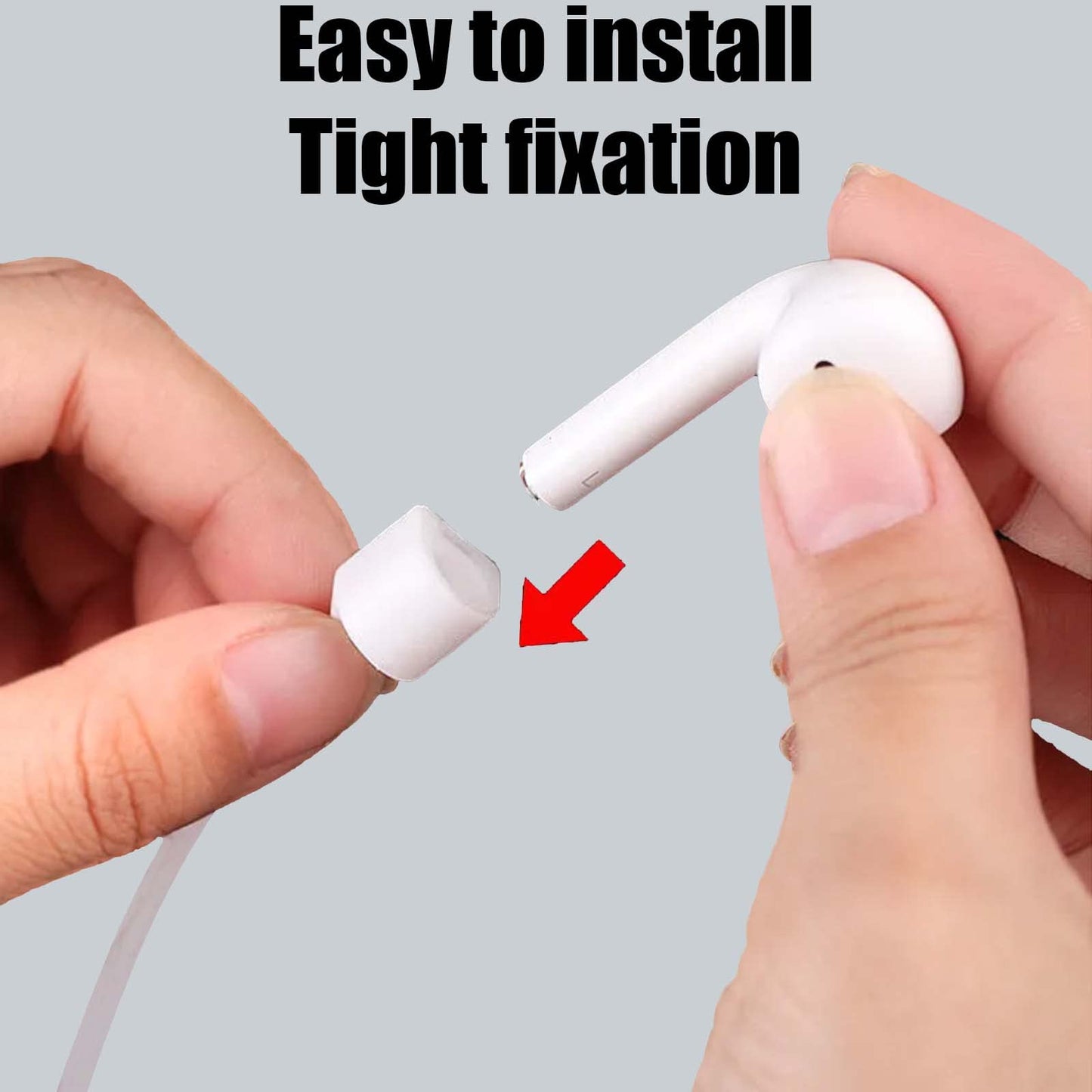 keepsweat Airpod Strap,Magnetic Anti-Lost Air Pod Neck Strap Lanyard for AirPods 4/3/2/1,AirPod Pro 2/1 Soft Silicone Airpods Accessories Holder Strap