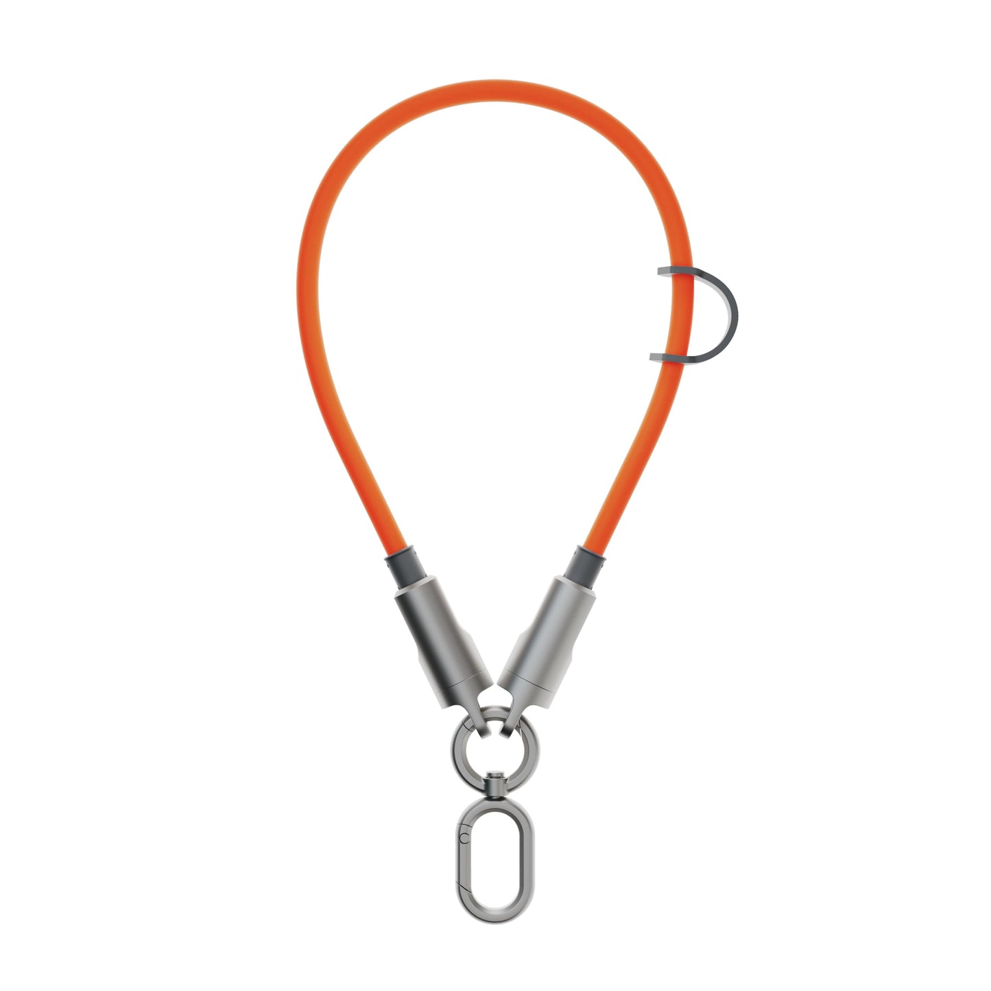 UniCraft USB-C Phone Lanyard | 240W Fast Charging Cable & Anti-Drop Strap | 480Mbps Data Transfer | Zinc Alloy Cap | Flame-Retardant Silicone |