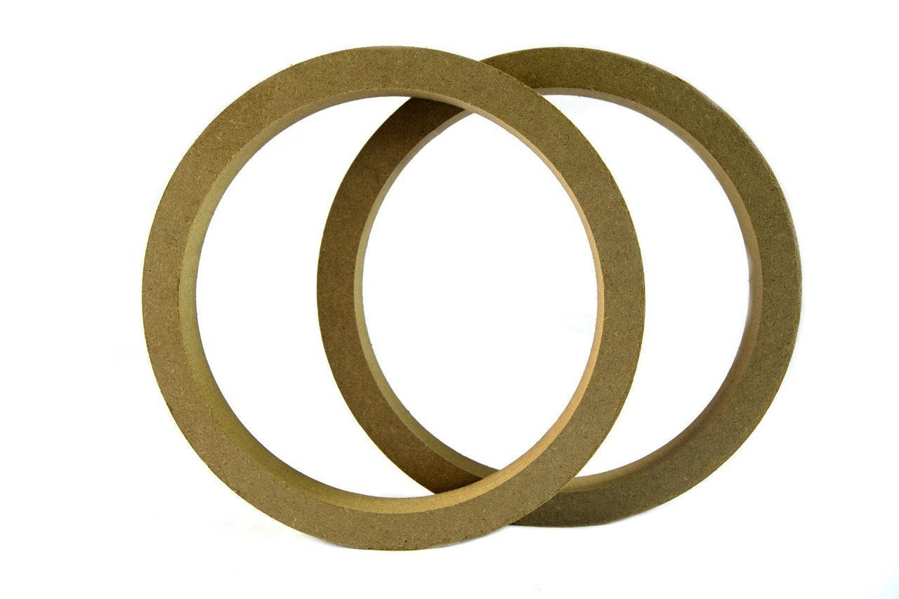 2 PCS 8" MDF Speaker Ring RING-8R Speaker MOUNTING Spacer Rings for Fiberglass
