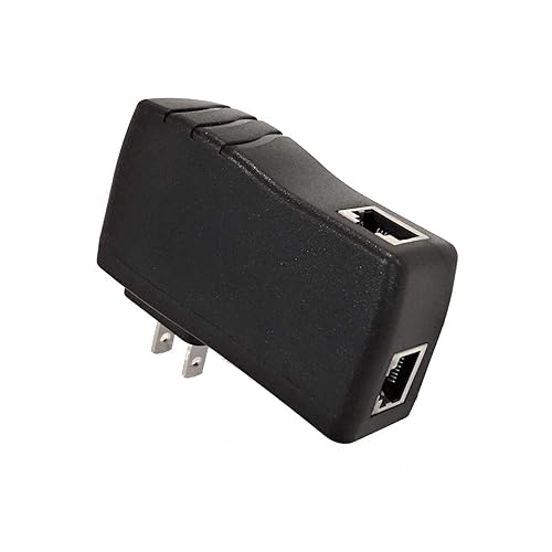 Poe Texas PoE Injector - Single Port Power Over Ethernet Passive PoE Adapter - UL Rated with Integrated 48V 15W Power Supply - 10/100/1000 Gigabit